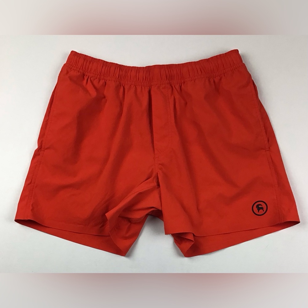 Backcountry lined shorts men’s medium orange
